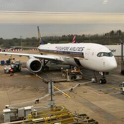 Gatwick to Singapore! Ready to go!