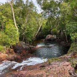 Buley Rockhole mini waterfalls