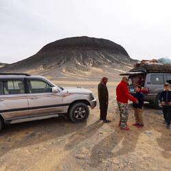 Notre expédition pour le désert en compagnie de Omar et son fils Mado qui habitent Alexandrie