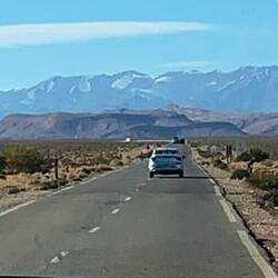 Schnee auf den Bergen