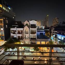 Blick von der Dachterrasse vom Hostel