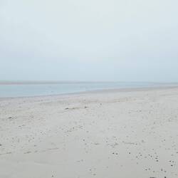 Strand mit wenig Nordsee