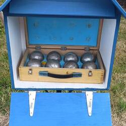 Boules de pétanque à disposition !