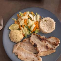 war echt lecker - auch wenn der Knoblauch fehlte