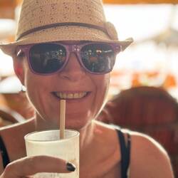Happy, smiley, sunny Vicki...