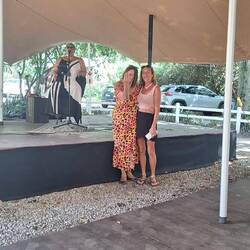 Listening to a fabulous jazz singer while having Sunday lunch