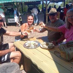 The market is a must for Jo when she visits as she loves the fresh oysters on sale there