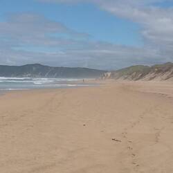 Jo walks at such a pace that I have to give up trying to keep up with her. She's far in the distance