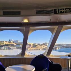 Warten auf die Abfahrt