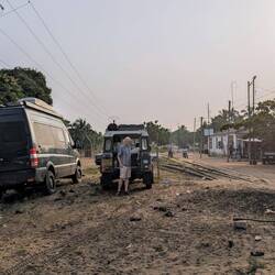 Übernachtung vor der Polizeistation