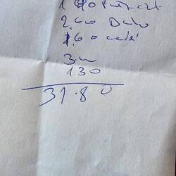 Die Rechnung ,wer was entziffern kann darf sich melden😁