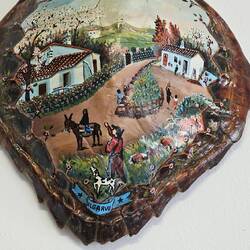 Malerei auf Schildkrötenpanzer