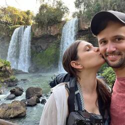 Wasserfall, Tanja, Andi