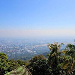 Irgendwo da hinten ist Chiang Mai
