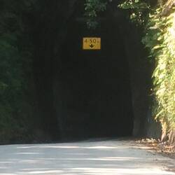 Tunnel auf dem Forgotten World Highway