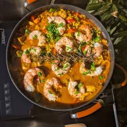 Die Paella ist fertig