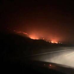 Das Dixie Fire auf dem Rückweg nach Hause