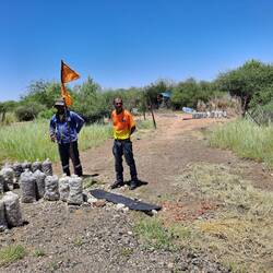 Steine aus dem Vaal River zum Verkauf