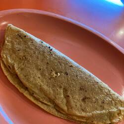 Quesadilla in der Imbissbude.