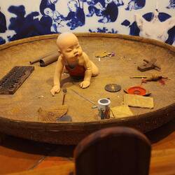 Baby choosing it's destiny!