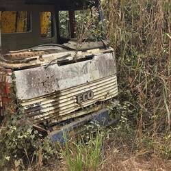 Ein verlassener LKW