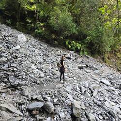 Wieder ein Wasserfall ohne Wasser