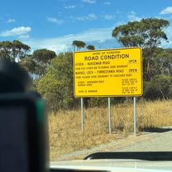 Geht doch: Straße offen. Noch.