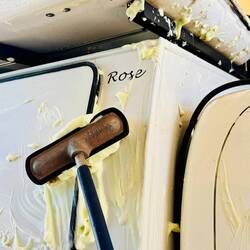 Was machen echte Männer samstags: Asche wech....