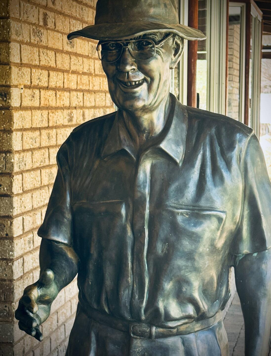 Der freundliche Minenkollege verabschiedet mich...