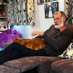 Not loving cat attention!