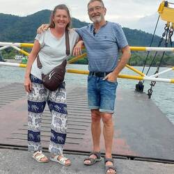 Auf der Fähre zur Insel