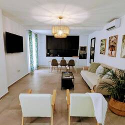 Küche, Eß- und Wohnzimmer