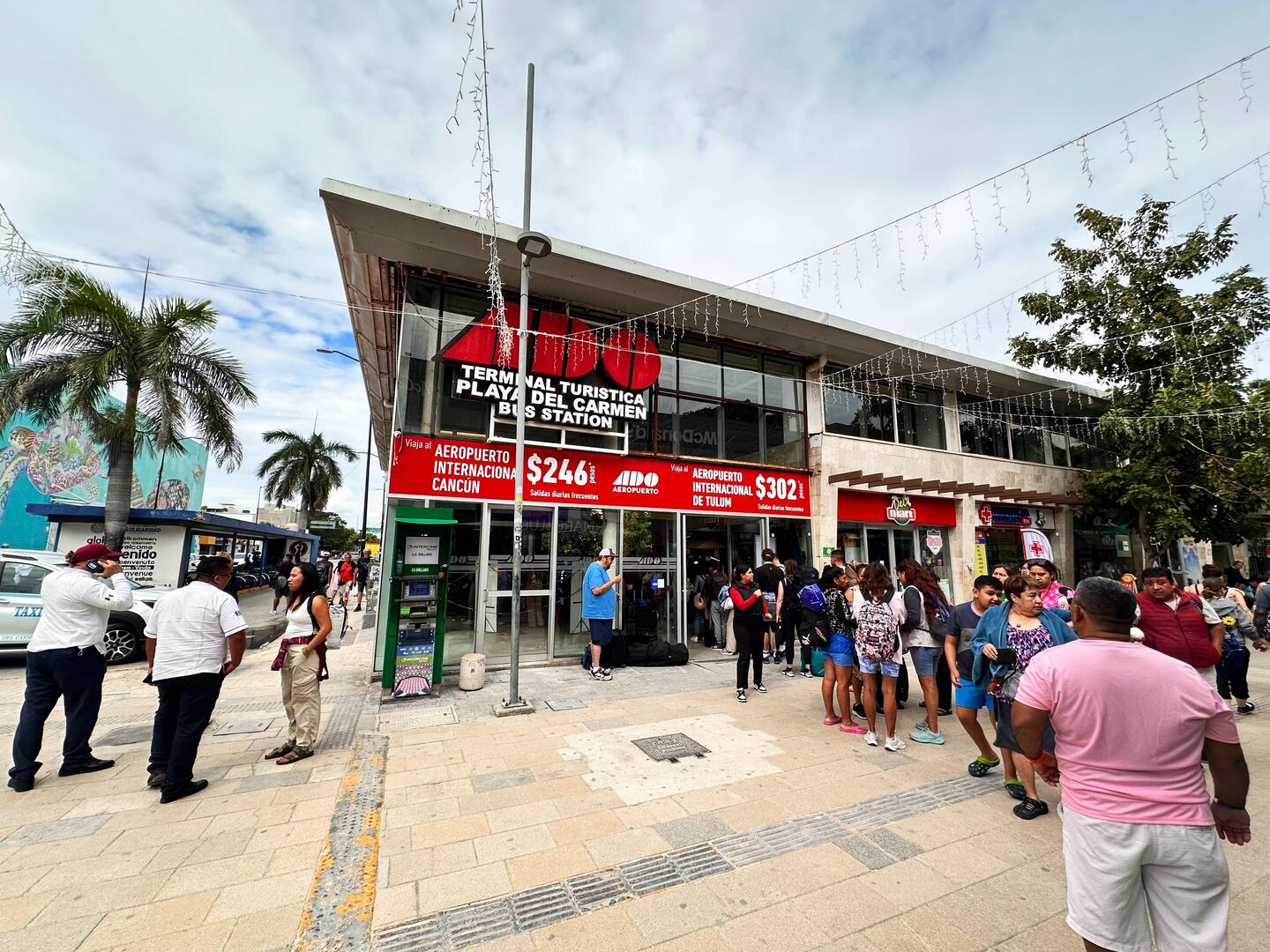 Busstation ADO, mit denen bin ich meist gereist
