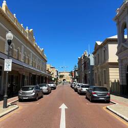 Die Straßen von Fremantle