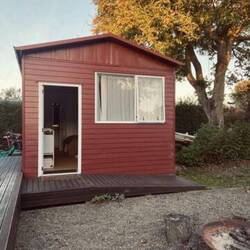Die little Red Hut wird für eine Woche mein gemütliches zu Hause