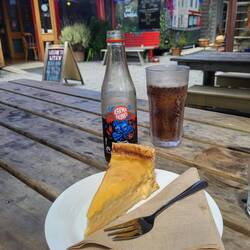 Das Café am Ende der Laufstrecke lud auch zum Verweilen ein!