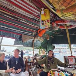 Evening ride in a sampan
