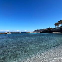 Volakias - Der Strand der Hotelanlage