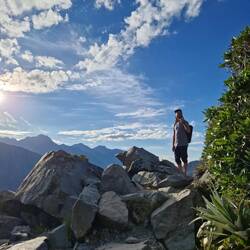 Ufstieg zor Mueller Hut