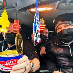 HAZardous-MATerials-Team in kompletter Schutzmontur