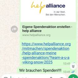 Wollte nur nachschauen, ob ich die WhatsApp verschickt habe... Ergebnis: Ja, hab ich!