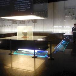 Note the guards are not statues but guarding the ashes