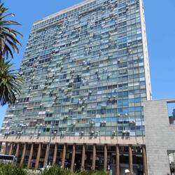 A modern sixties era building (dont think the architechs new abour air con then ) looks awful