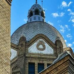 The dome of the synagogue — Novi Sad, Serbia.