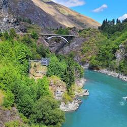 Immer schön auf die Brücke in der Ferne konzentrieren