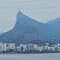 Corcovado rising above the city in the haze