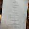 Tasting Menu