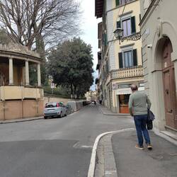 Die Straße ins Zentrum