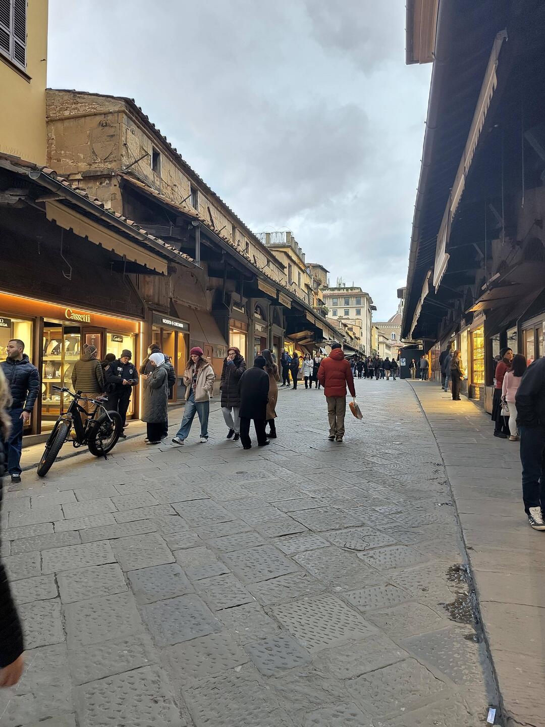 Auf der Ponte Vecchio