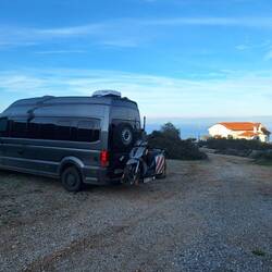 Unser einsamer Stellplatz